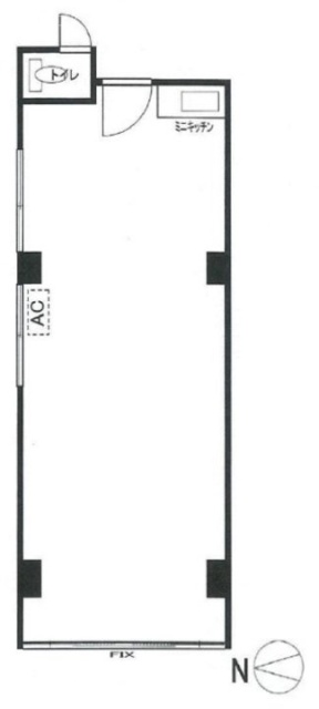福田ビル4F 間取り図