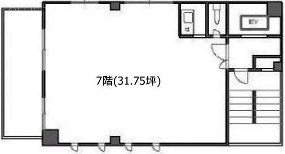 サンホワイトビル7F 間取り図