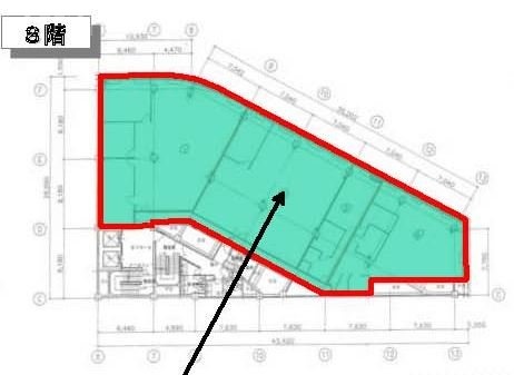 ダイヤ八重洲口ビル801 間取り図