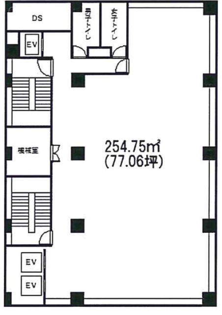 犬山西口ビルB1F 間取り図