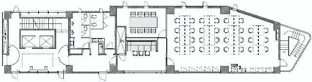 THE TERRACE TSUKIJI5F 間取り図