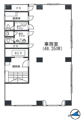 藤井ビル4F 間取り図