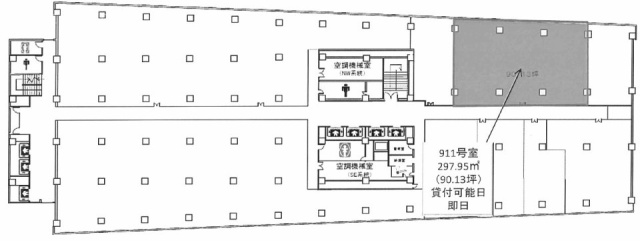 共同通信会館ビル911 間取り図