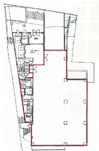 麻布十番日新ビル1F 間取り図