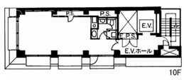 新橋フロンティアビル10F 間取り図