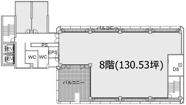 イマス西新宿第一ビル8F 間取り図