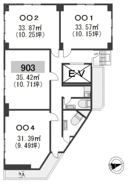 7セントラルビル903 間取り図