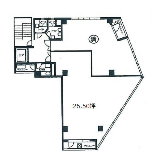 サンライトビル4F 間取り図