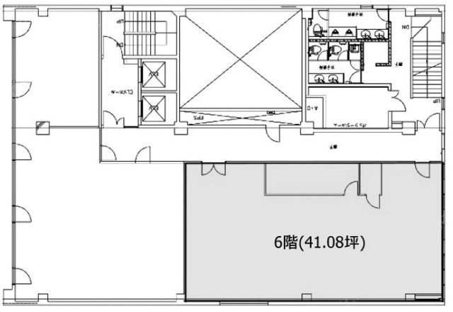 日土地横浜西口第二ビル6F 間取り図