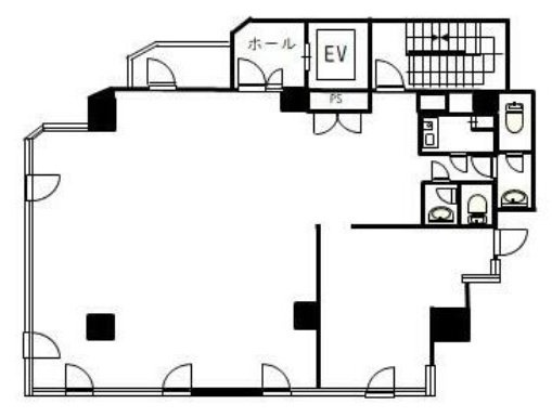 第二淺美ビル3F 間取り図