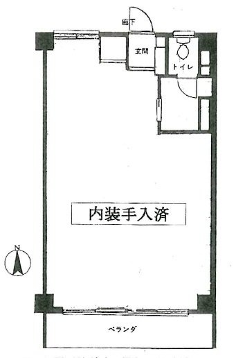 原宿シュロス城西ビル402 間取り図