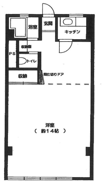 原宿コーポ4F 間取り図