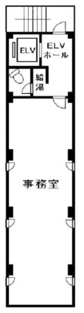 国際本社ビル第二別館2F 間取り図