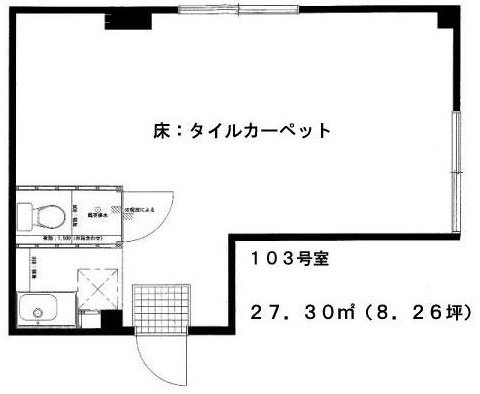 神宮前リーベル103 間取り図