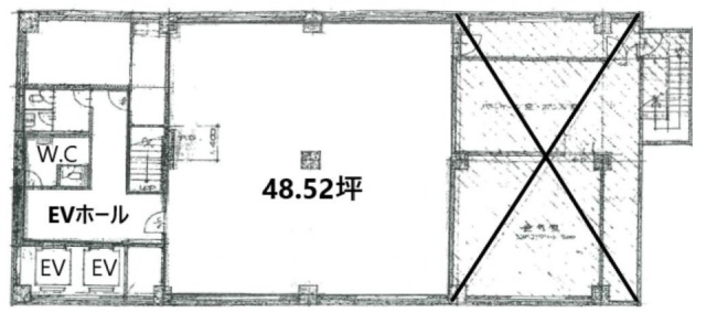 ABL築地ビルB1F 間取り図