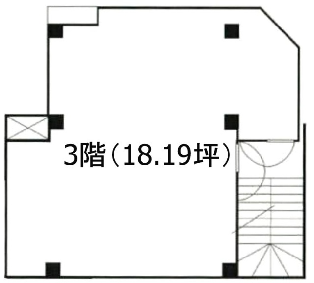 第一長谷川ビル3F 間取り図