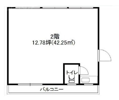 長谷川ビル2F 間取り図