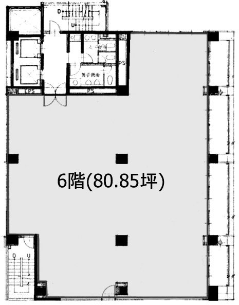 BR月島1ビル6F 間取り図