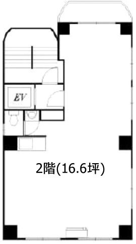 スズキビル2F 間取り図