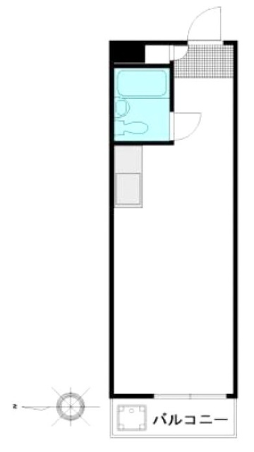 ハイツオーエド805 間取り図