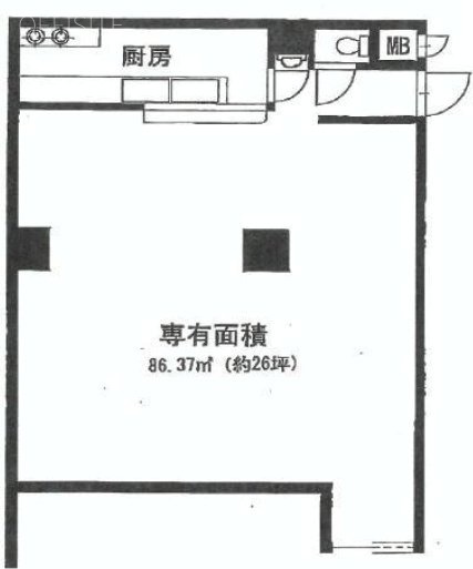 ペガサスステーションプラザ蒲田104 間取り図