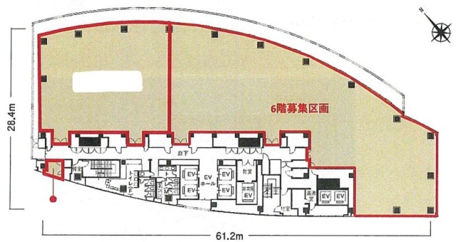 浜離宮インターシティ6F 間取り図