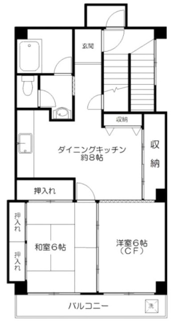 レックスビル3F 間取り図