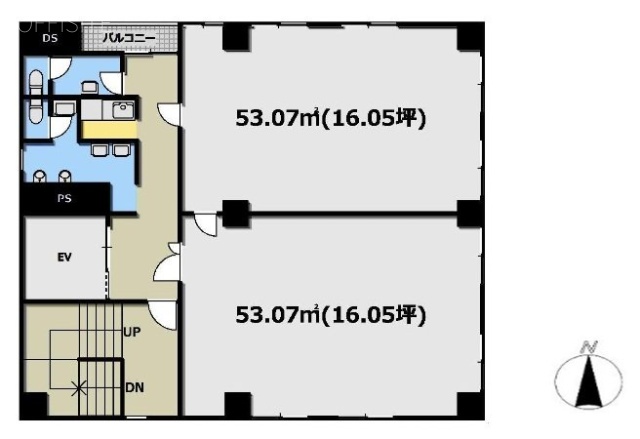 大田丸ヱ農産ビル3F 間取り図