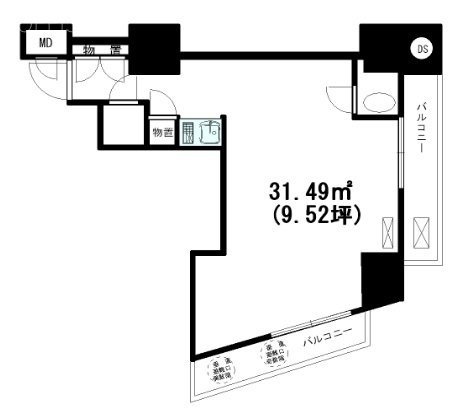 池袋陽光ハイツ1008 間取り図
