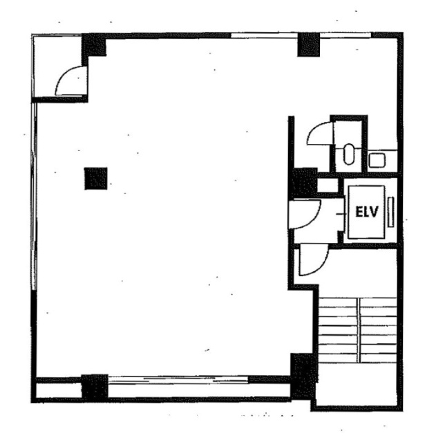 清水屋ビル4F 間取り図