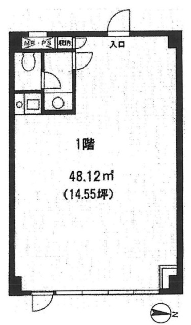 BRロジエビルN-1 間取り図