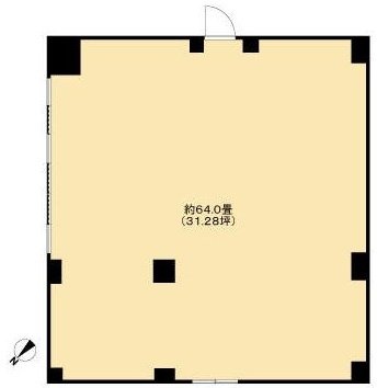 若葉110ビル1F 間取り図