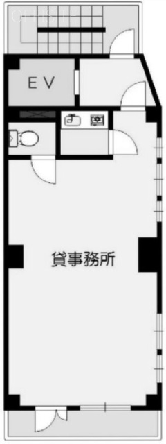 トリオタワーサウスビル2F 間取り図