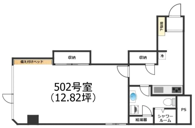 ニュー東和ビル502 間取り図