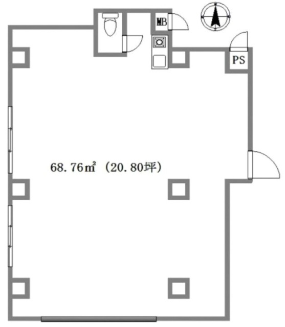 ファミーリオ錦糸ビル1F 間取り図