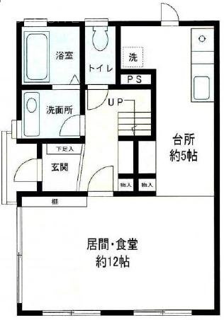 カーサ・コマバビル1-2F 間取り図