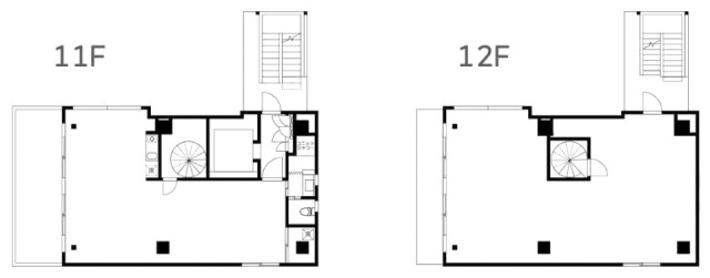IM内神田11F〜12F 間取り図