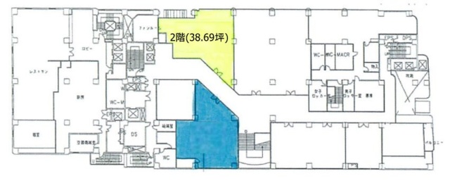 京成市川ビル2F 間取り図