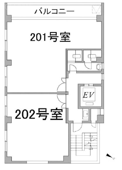 水道橋TJビル201 間取り図