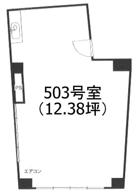 成田ビル503 間取り図