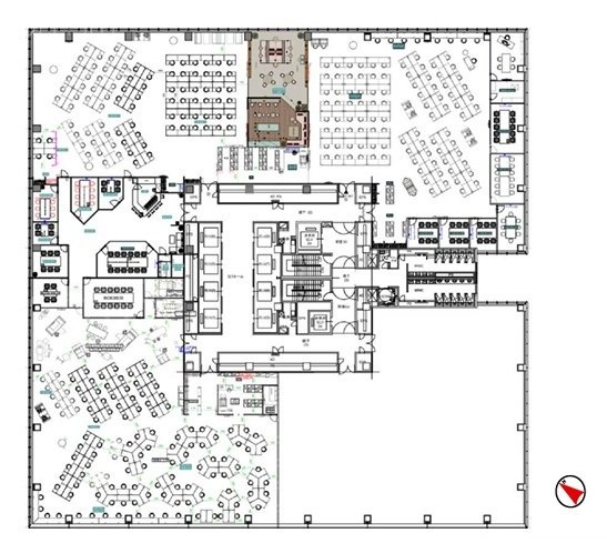 豊洲プライムスクエア(ヒューリック豊洲プライムスクエア)9F 間取り図