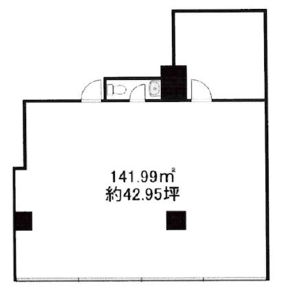 新中野サニーハイツ1F 間取り図