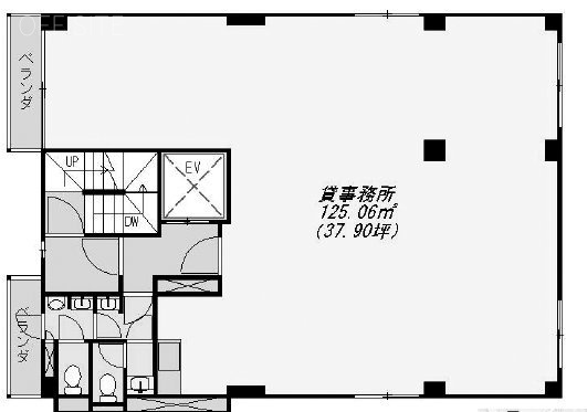 岩田ビル3F 間取り図