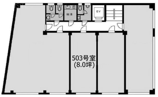 伊藤第二ビル503 間取り図