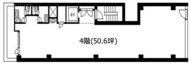 六本木嶋田ビル4F 間取り図