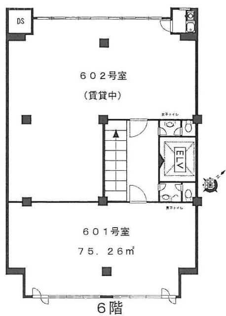 新赤坂ビル601 間取り図