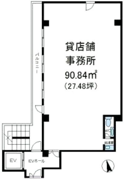 斉藤ビル402 間取り図