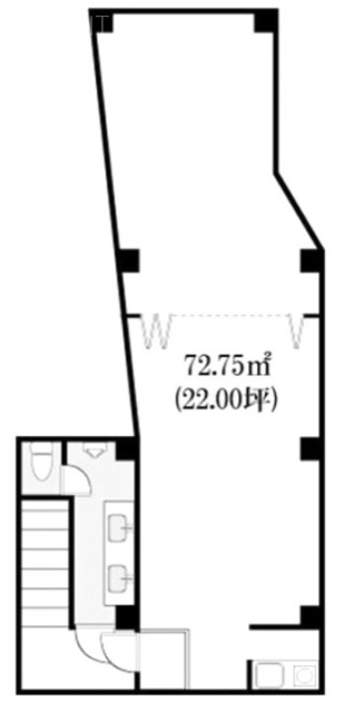 清水ビルB1F 間取り図