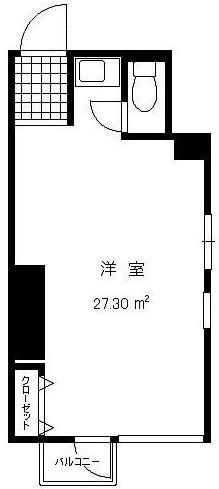 桜丘町貸事務所405 間取り図