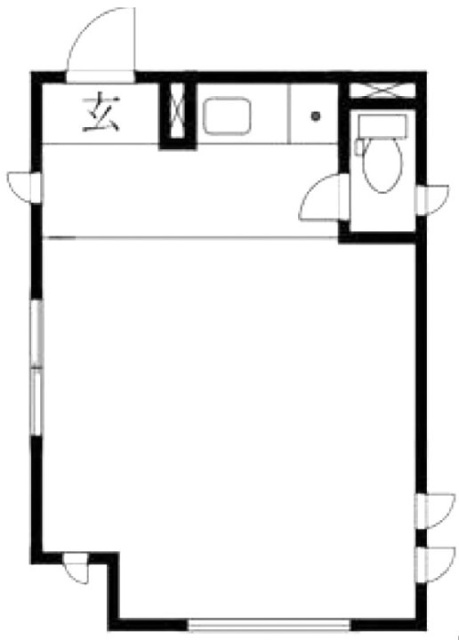 わかばミドリビル1F 間取り図